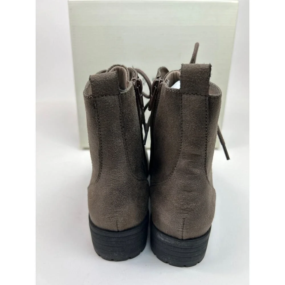 Sun + Stone Frankie Brown Combat Boots Size 3‎ M